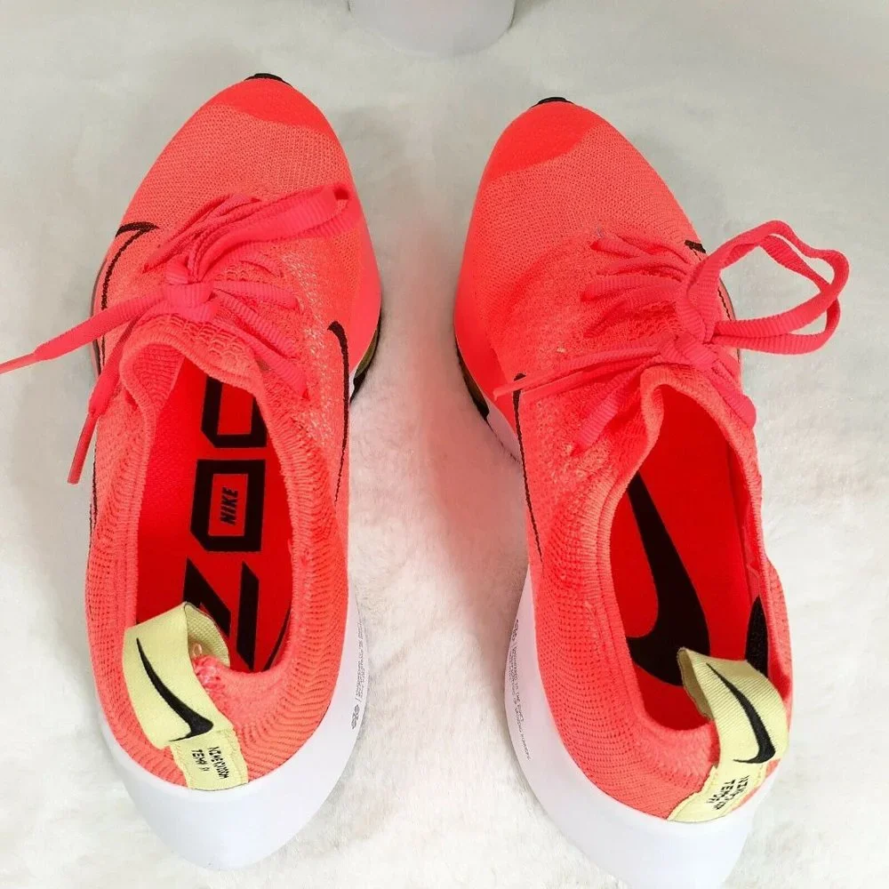 Nike Air Zoom Tempo FK CJ2102-800 Girls Bright Mango Running Shoes Sz 6Y / 7.5W - Picture 6 of 9